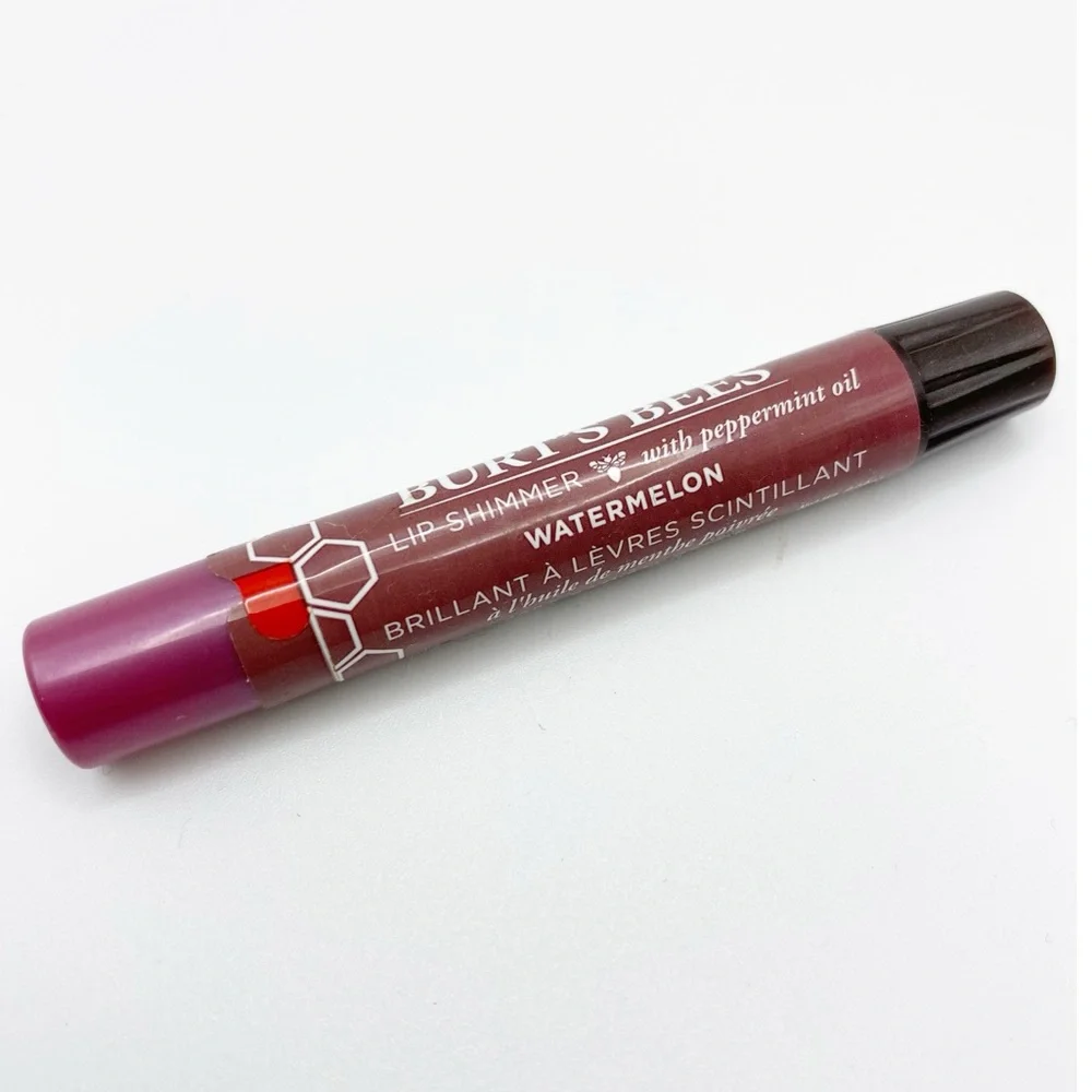 Burt’s Bees Lip Shimmer Watermelon Lip Shimmer with peppermint oil sealed